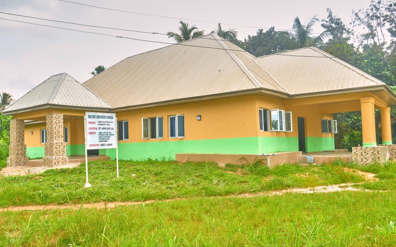 Construction of Eti Community Hall, Ukwa West L.G.A